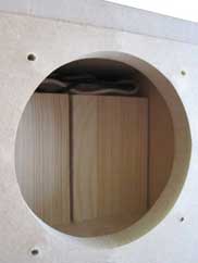 調節用板材を2枚入れた状態