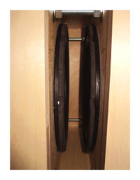 ダイポール型サブウーファーの前面開口部